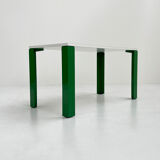 Eretteo dining table with green feet by Orni Halloween for Artemide, 1970