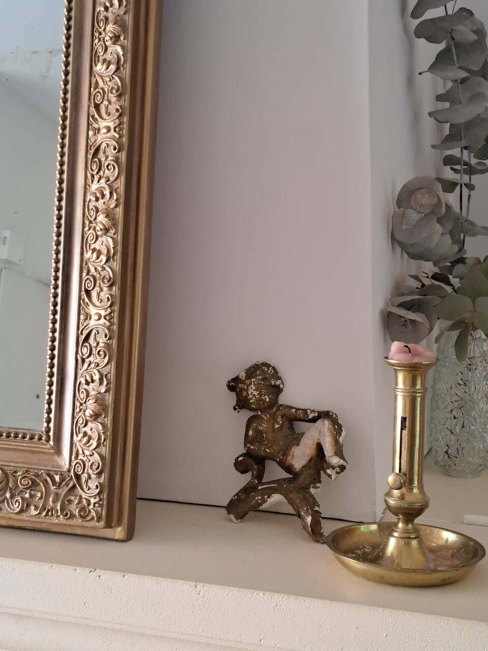 Antique Louis Philippe mirror 101 X 74
