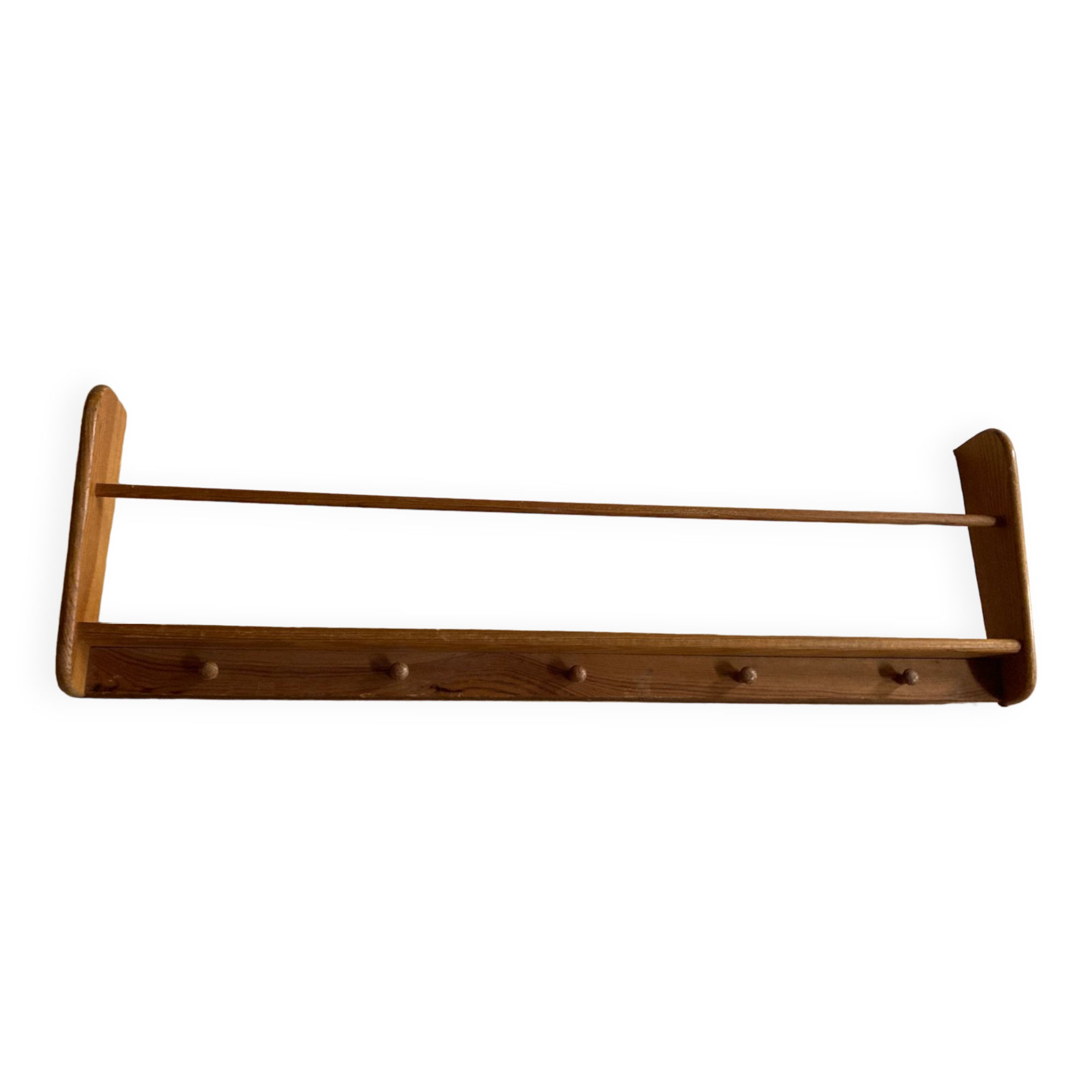 Wooden wall shelf 1980
