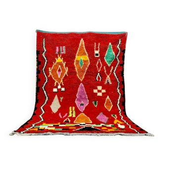 Tapis artisanal marocain fait main dans l'Atlas 250cmx150cm