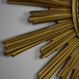 Vintage golden sun mirror 58cm