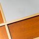 Wall mirror wood metal 70s vintage modern