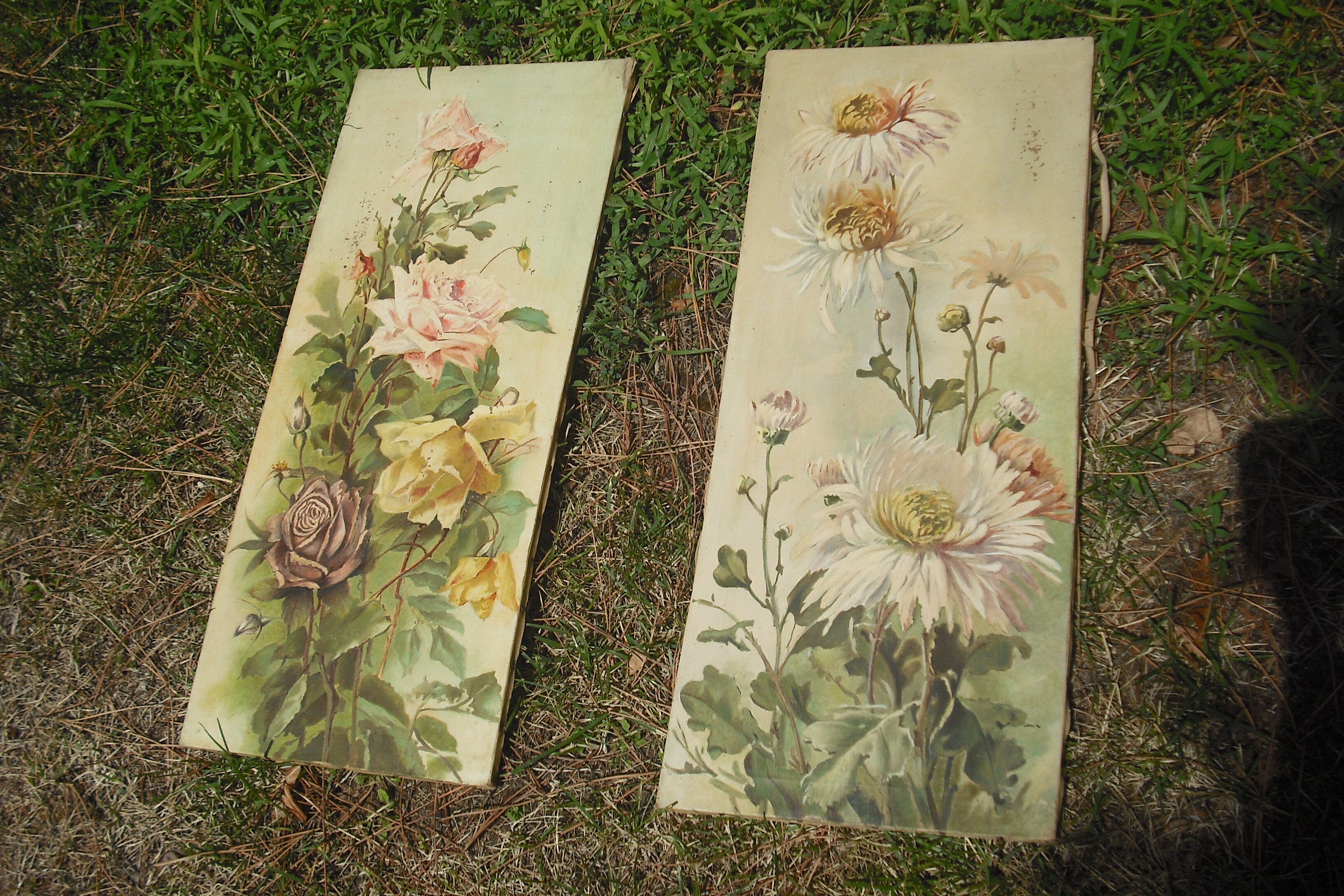 Floral diptych - 69 x 30, 1940