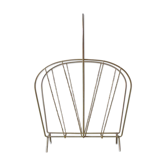 Porte revues en métal doré