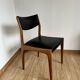 Scandinavian wooden and leatherette chair