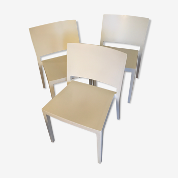 Lot 3 chaises Kartell