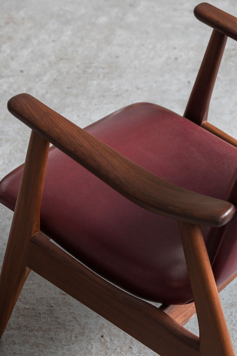 Set fauteuils de Louis van Teeffelen pour Wébé, design hollandais, années 1960