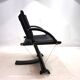 Fauteuil lounge en cuir Weishäupl Werkstätten String, 1980
