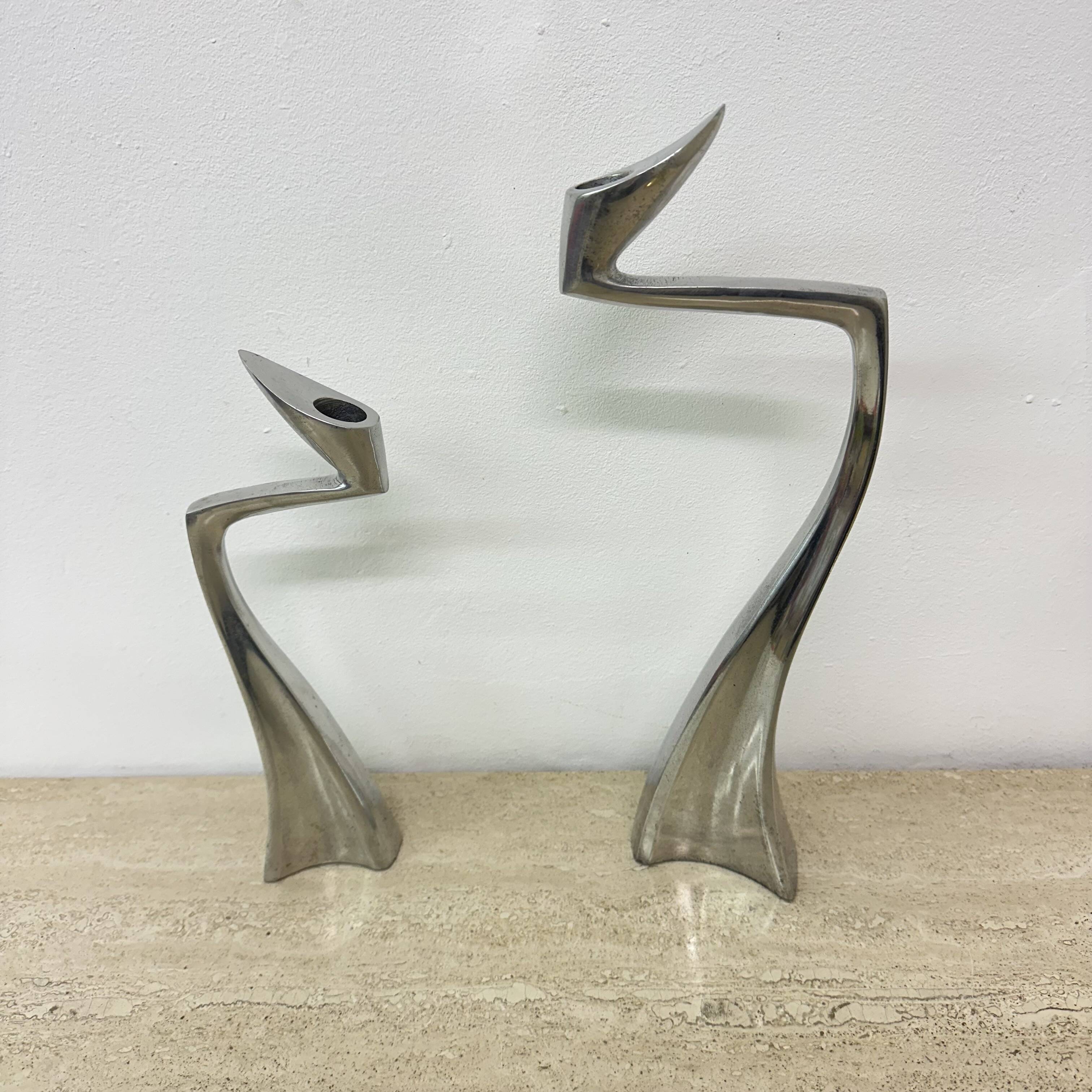 SCP ‘Swan’ / ‘Arclumis’ Candlesticks by Matthew Hilton, 1986