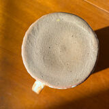 Handmade earthen pottery jug jug