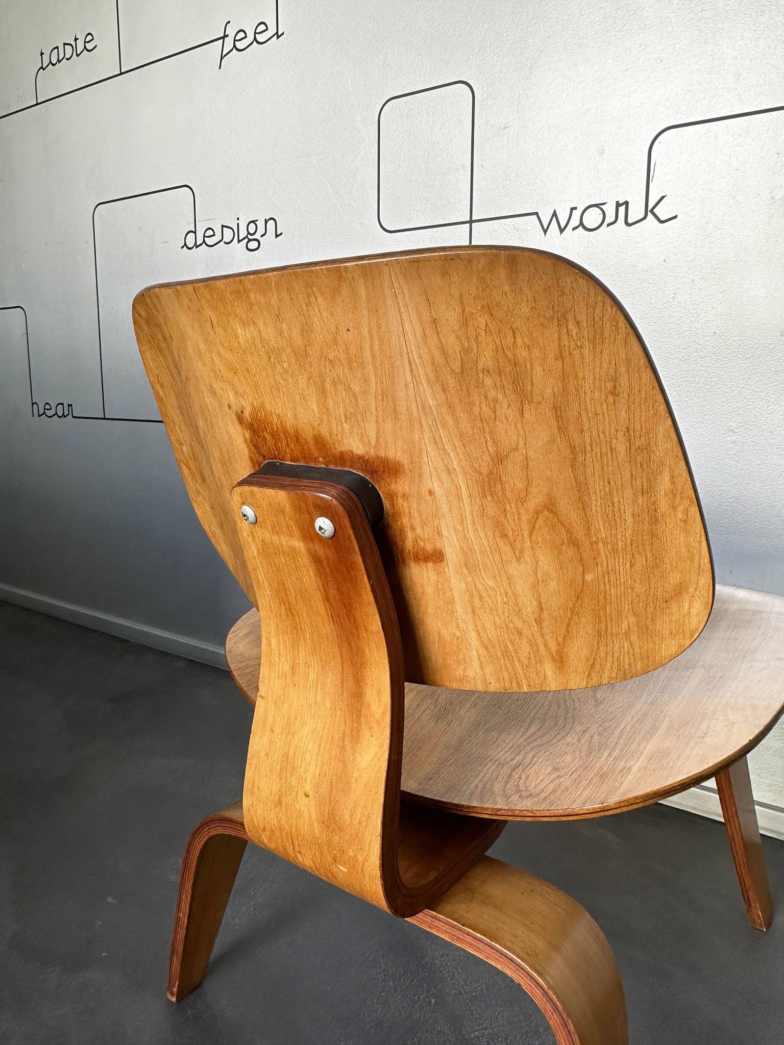 Fauteuil lounge LCW Charles & Ray Eames, Herman Miller / Evans, 1940s