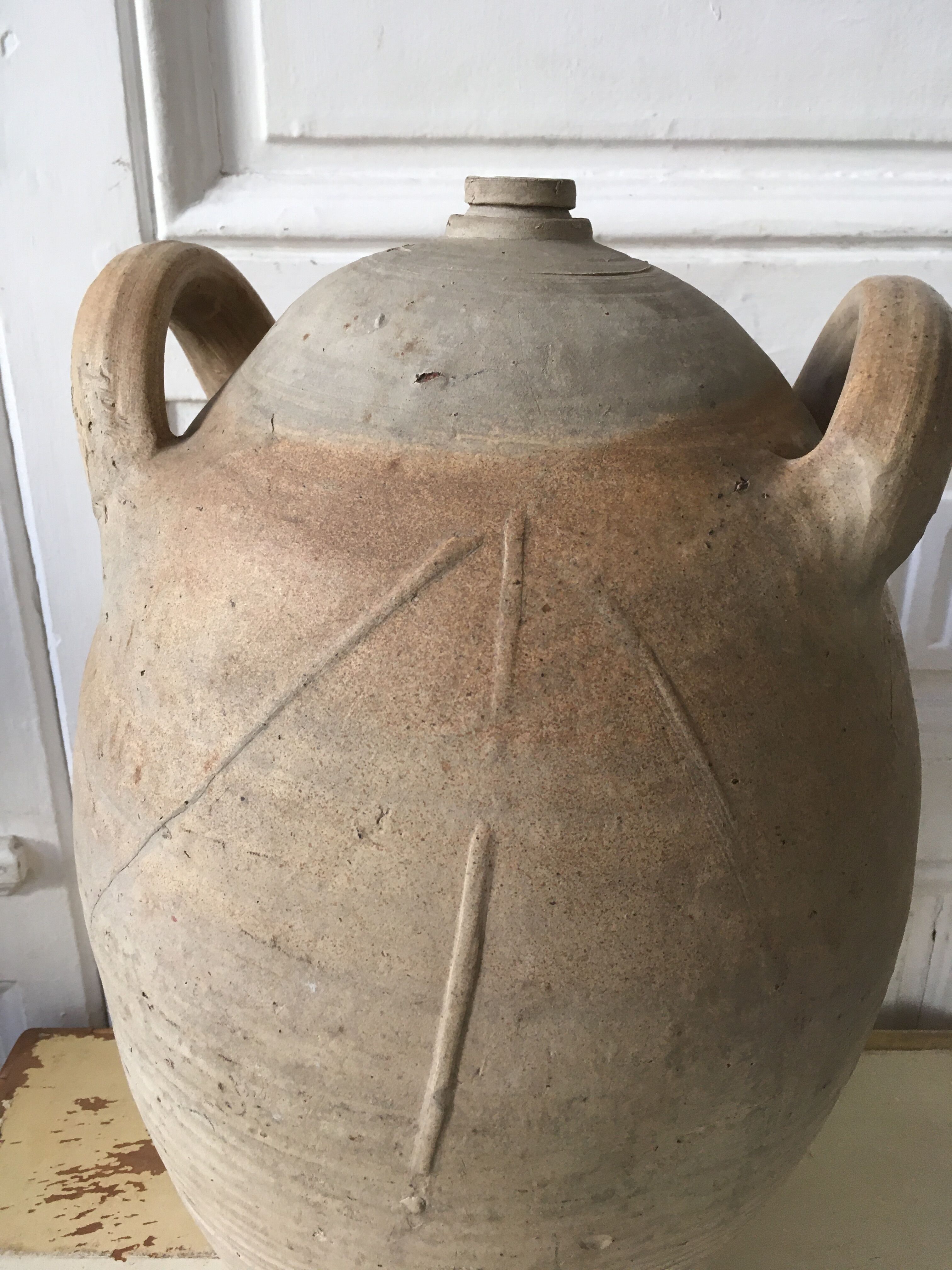 Ancient terracotta jar