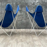 Pair of AA butterfly armchairs, 1970s