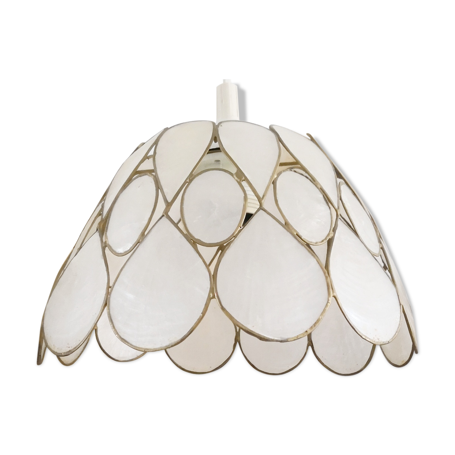 Mother of pearl hanging lamp