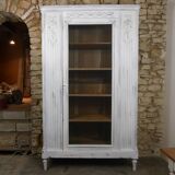 shabby wardrobe with Louis XVI style mesh door