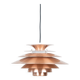 Danish vintage pendant lamp Verona by Kurt Wiborg, Jeka, 1980s