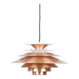 Danish vintage pendant lamp Verona by Kurt Wiborg, Jeka, 1980s