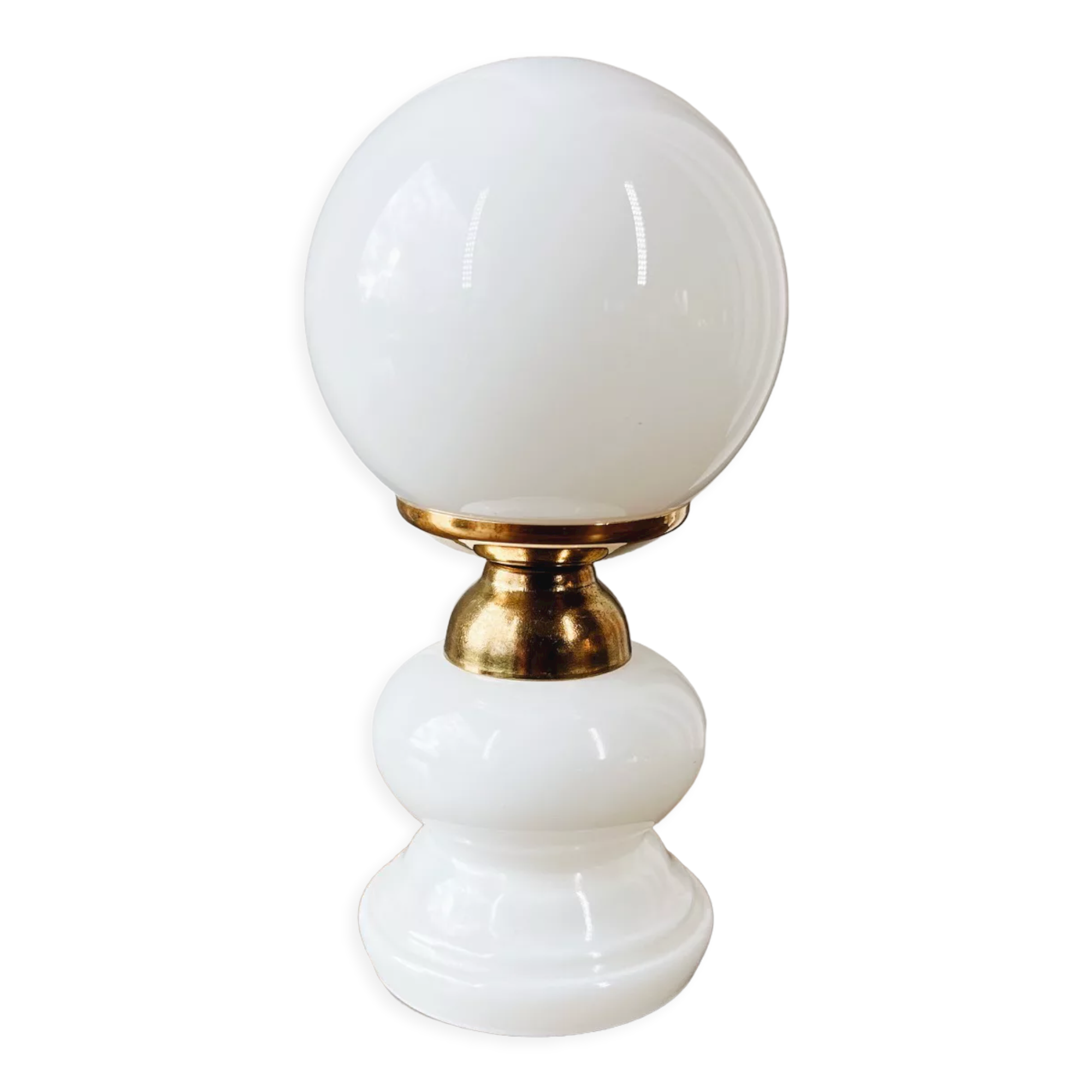 White opaline lamp