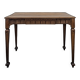 Table à écrire néogothique en noyer à frise d'arcatures