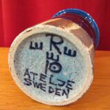 Scandinavian ceramic vase by Inger Persson for Rörstrand Ateljé