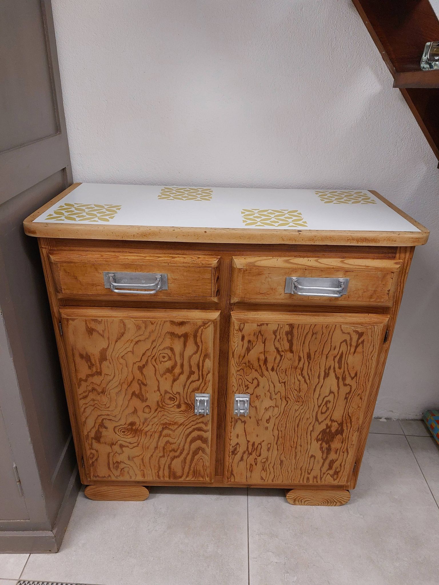 solid wood buffet, compass feet