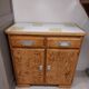 solid wood buffet, compass feet