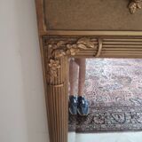 Louis XVI style gilded mirror