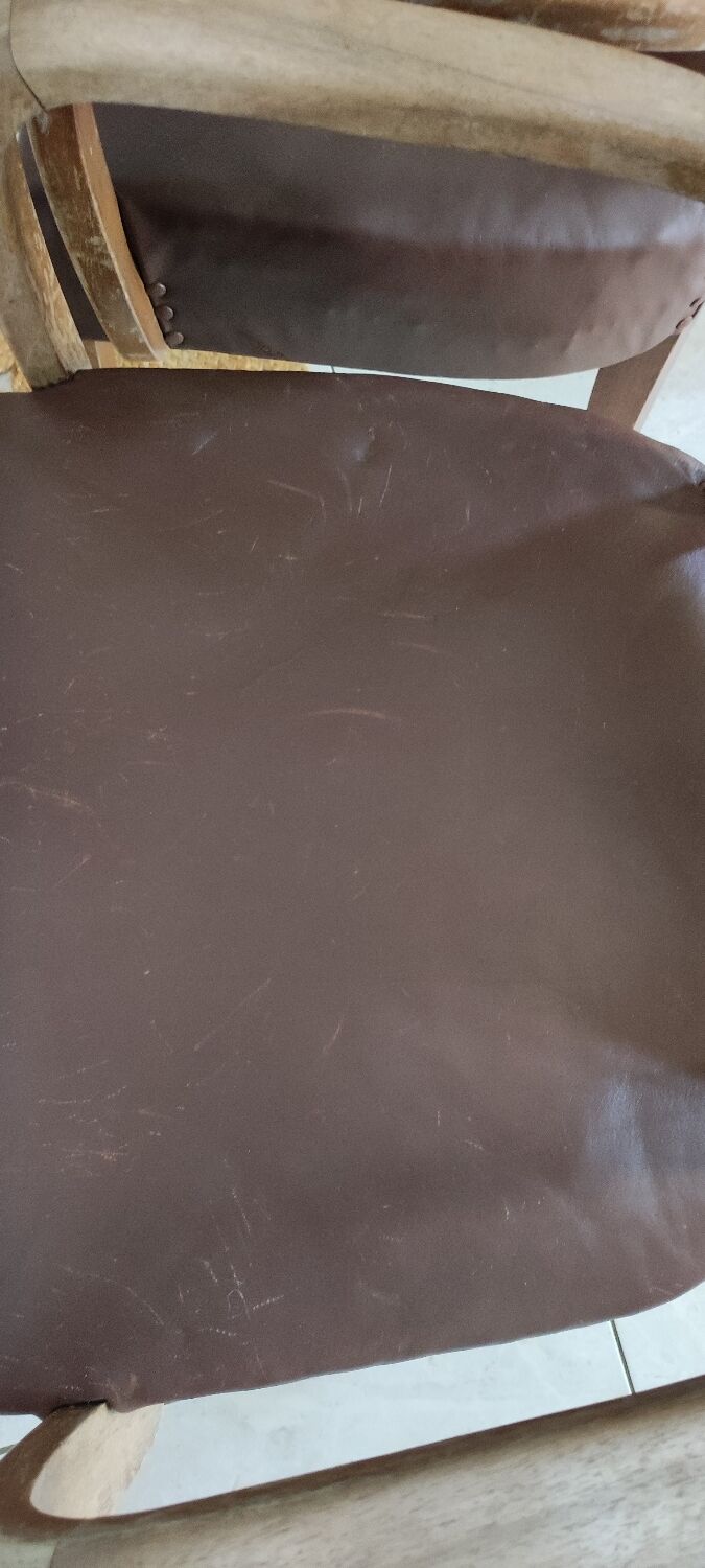 Pair of bridge armchairs