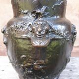 Art Nouveau Bronze Planter, by Joseph Chéret