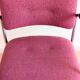 Strafor Steelcase 421 vintage armchair in plum fabric, 1989
