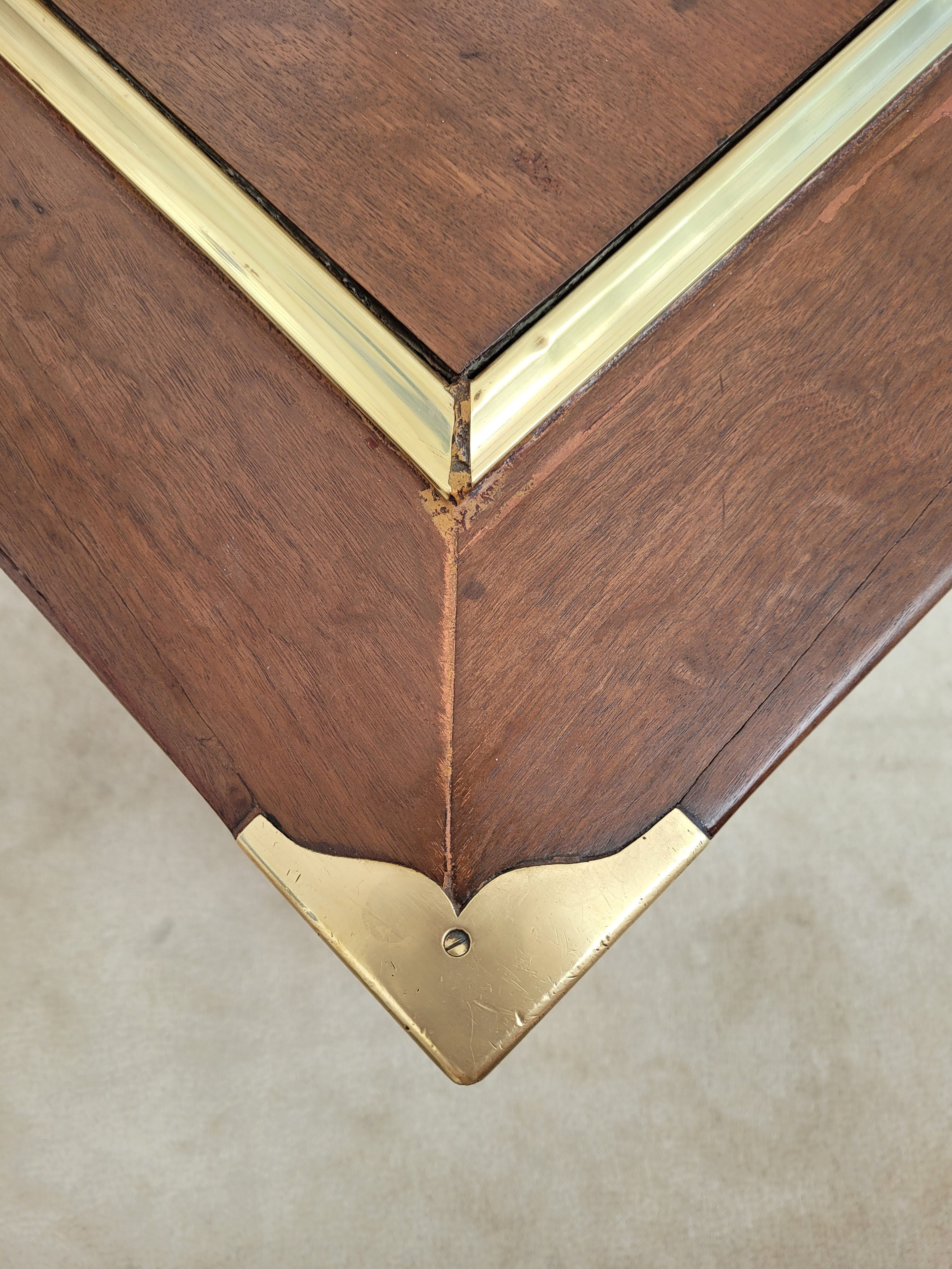 Solid mahogany chest