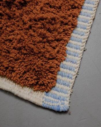 handmade natural wool rug 2x3m