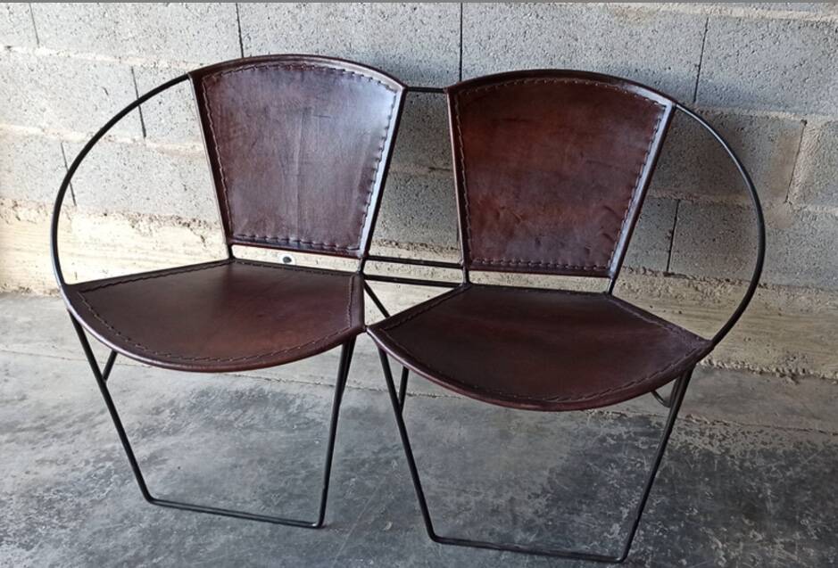 Double seat armchair