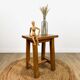 Vintage solid oak stool