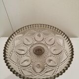 Antique glass compotier