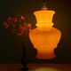 Suspension globe vintage XL en opaline orange