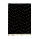 Modern Moroccan carpet black