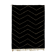 Modern Moroccan carpet black