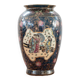 Antique Japanese porcelain vases, Meiji period, 19th century, oriental porcelain art, in