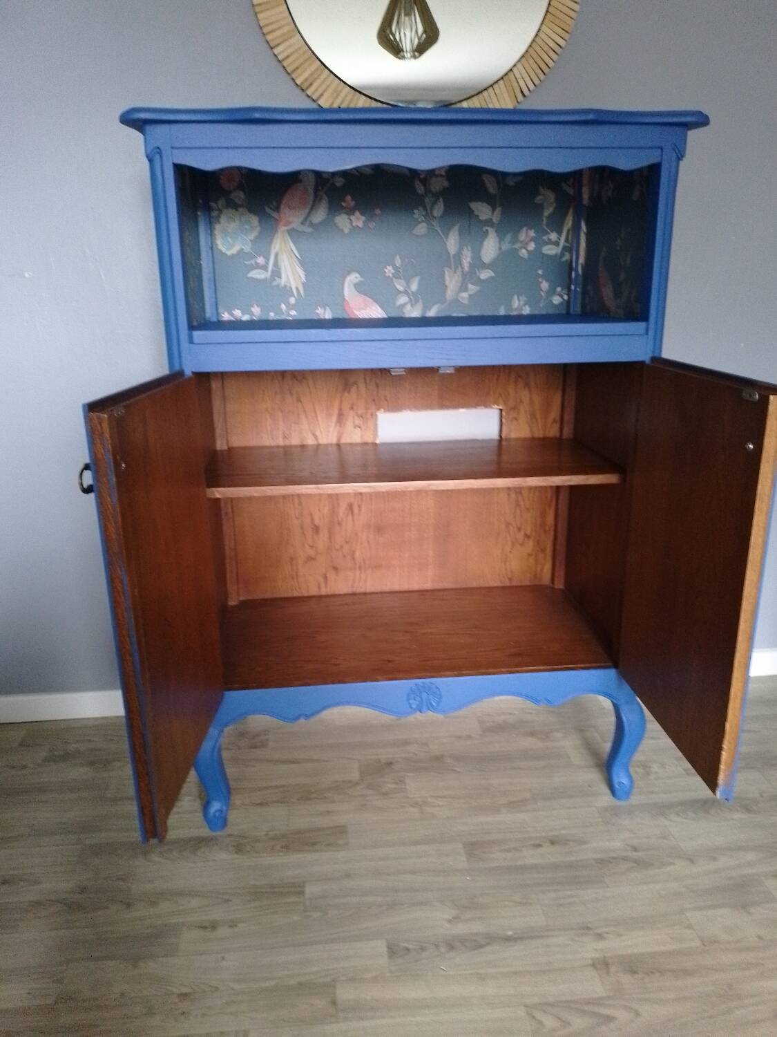 Restored kitchen furniture