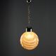 Vintage ceiling light in chrome metal and glass, design, Italy, 1960s