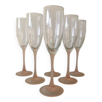 6 flûtes à champagne