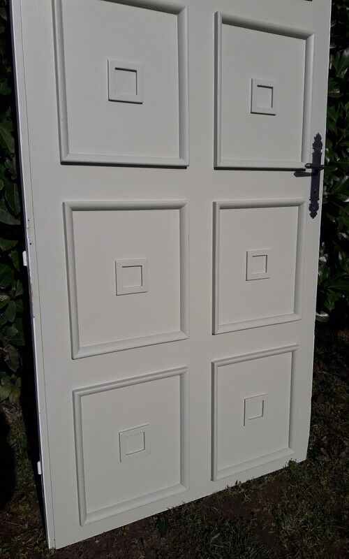 Door 207x99,5cm communication back panel molded