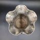 Jean Goardere Silver-plated 95% pewter vase, Art Deco period, circa 1940