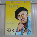 Original Paul Fort National Lottery poster 1985