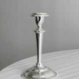 Paire de bougeoirs en inox
