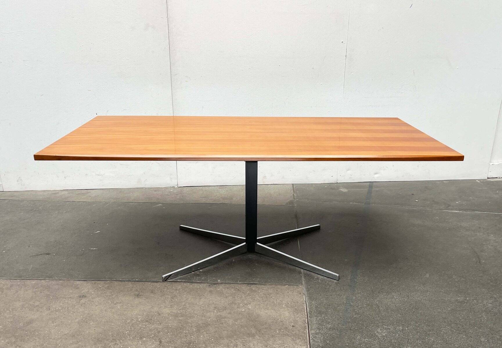 German adjustable dining table in mid-century style by J.M. Thomas for Wilhelm Renz, 1960s