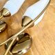 Paire d'appliques tulipe vintage
