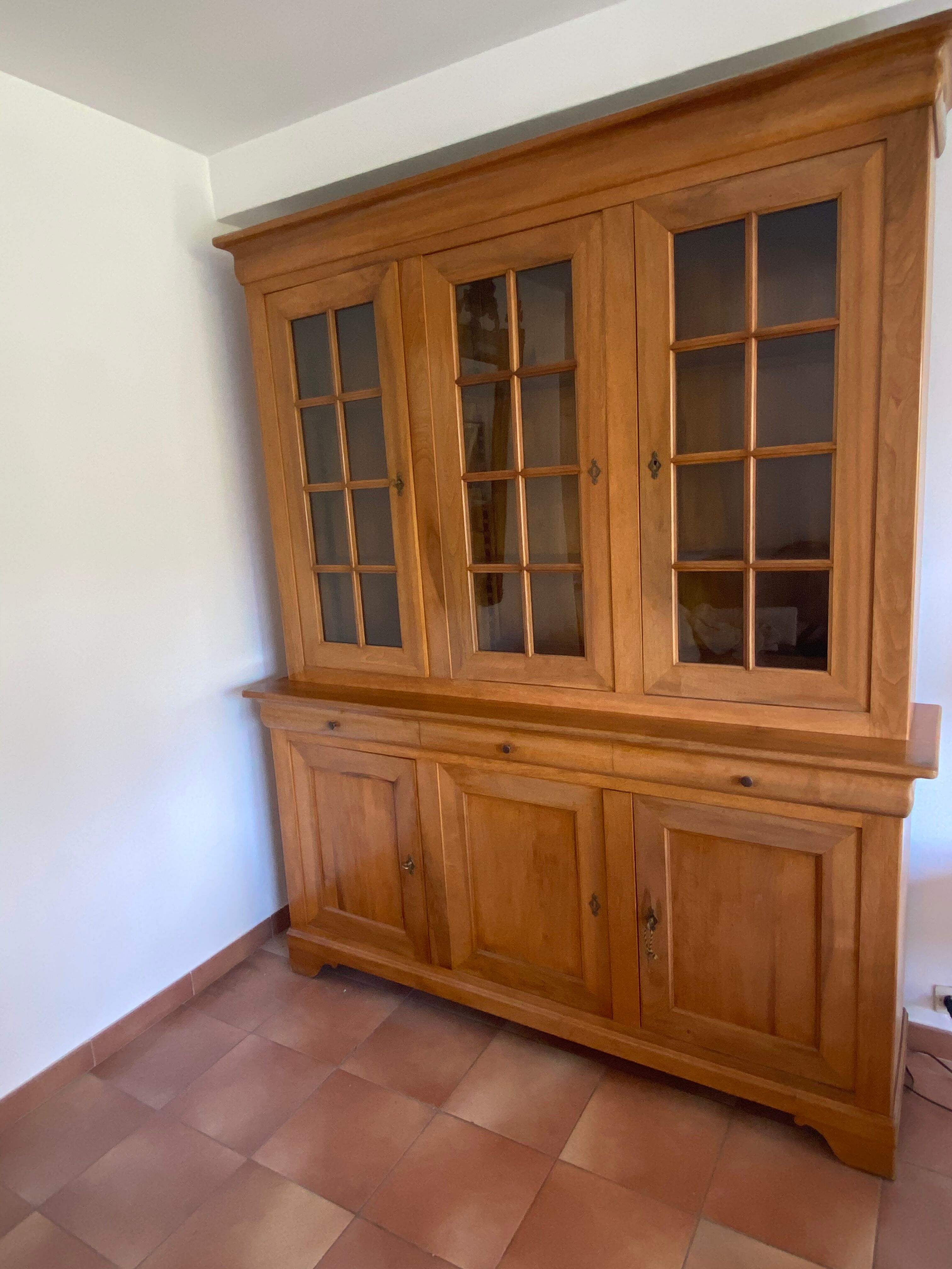 Walnut library of France