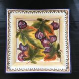 Plat xl décor figues